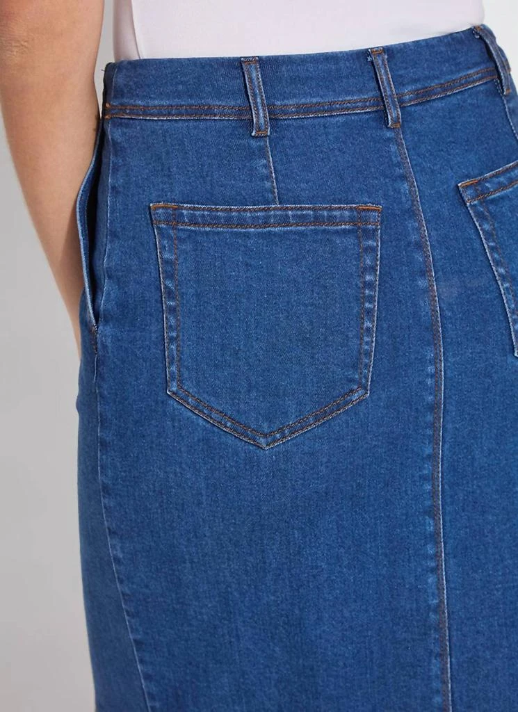 Lyssé Lysse - Evelina Fringed Denim Pencil Skirt 4