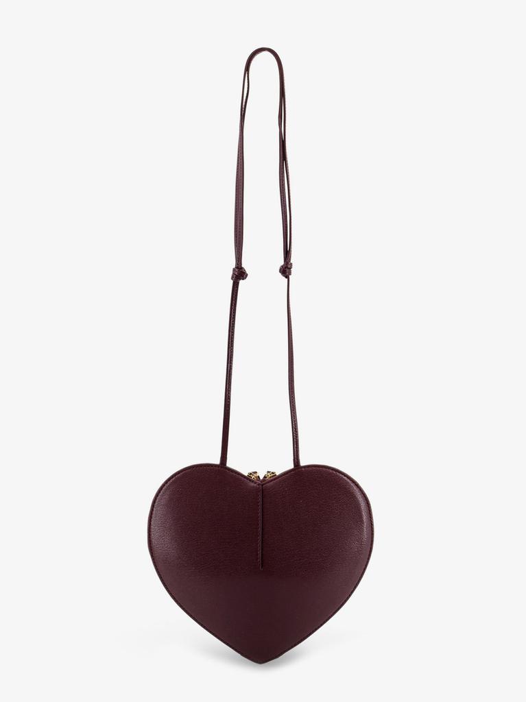 Alaia Le Coeur suede and leather shoulder bag