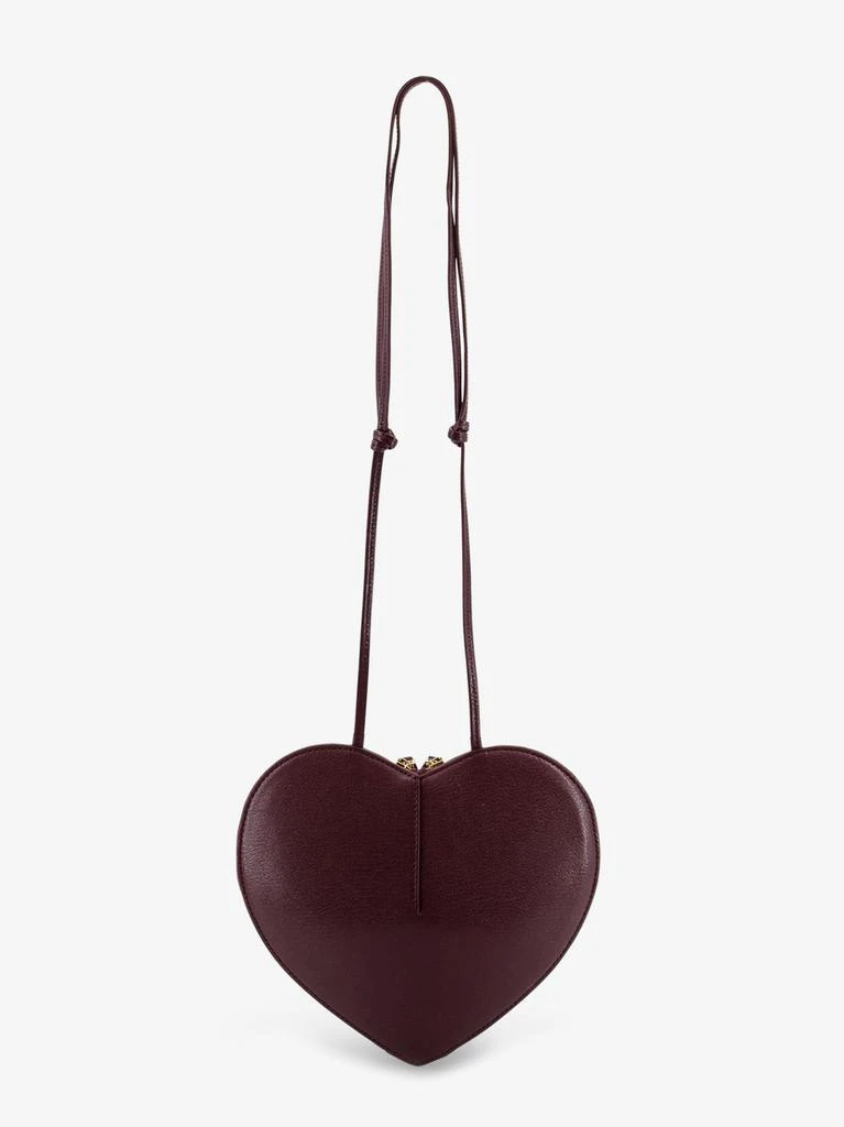 Alaia Le Coeur suede and leather shoulder bag 2