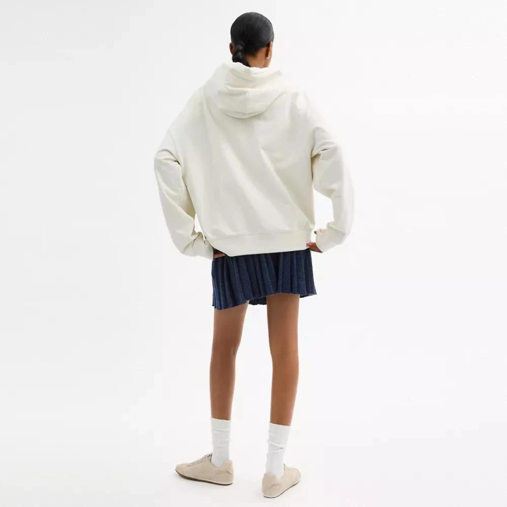 Coach Relaxed Collage Hoodie In Organic Cotton 5