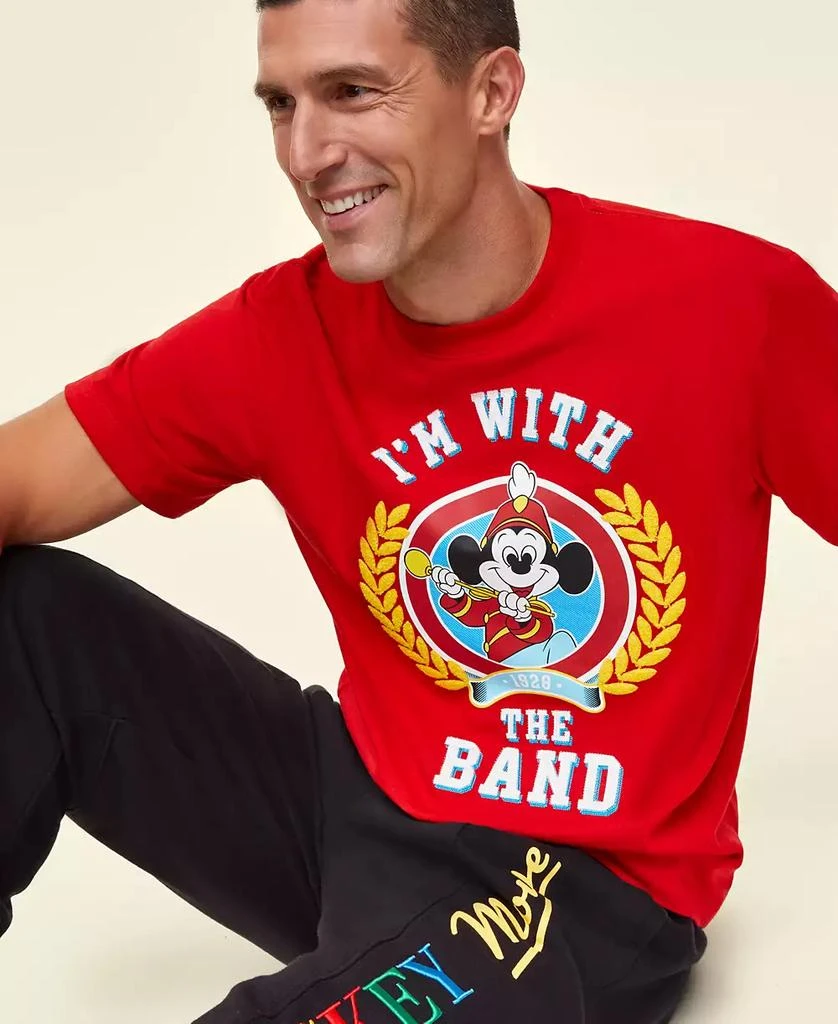 Disney | Macy's Adult Unisex Mickey Mouse I'm with The Band Graphic T-Shirt, Exclusively at Macy's 1