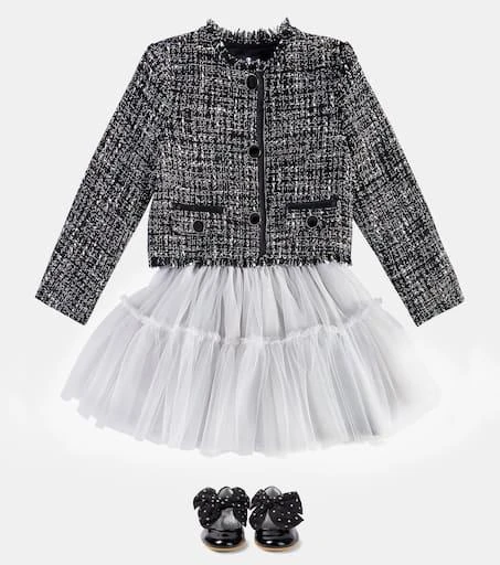 MONNALISA Bouclé jacket 2