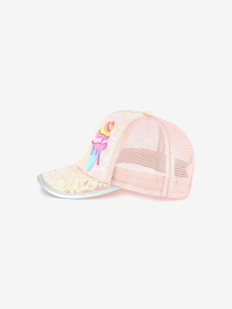 Billieblush Girls Sequin Ice Cream Cap in Pink 3