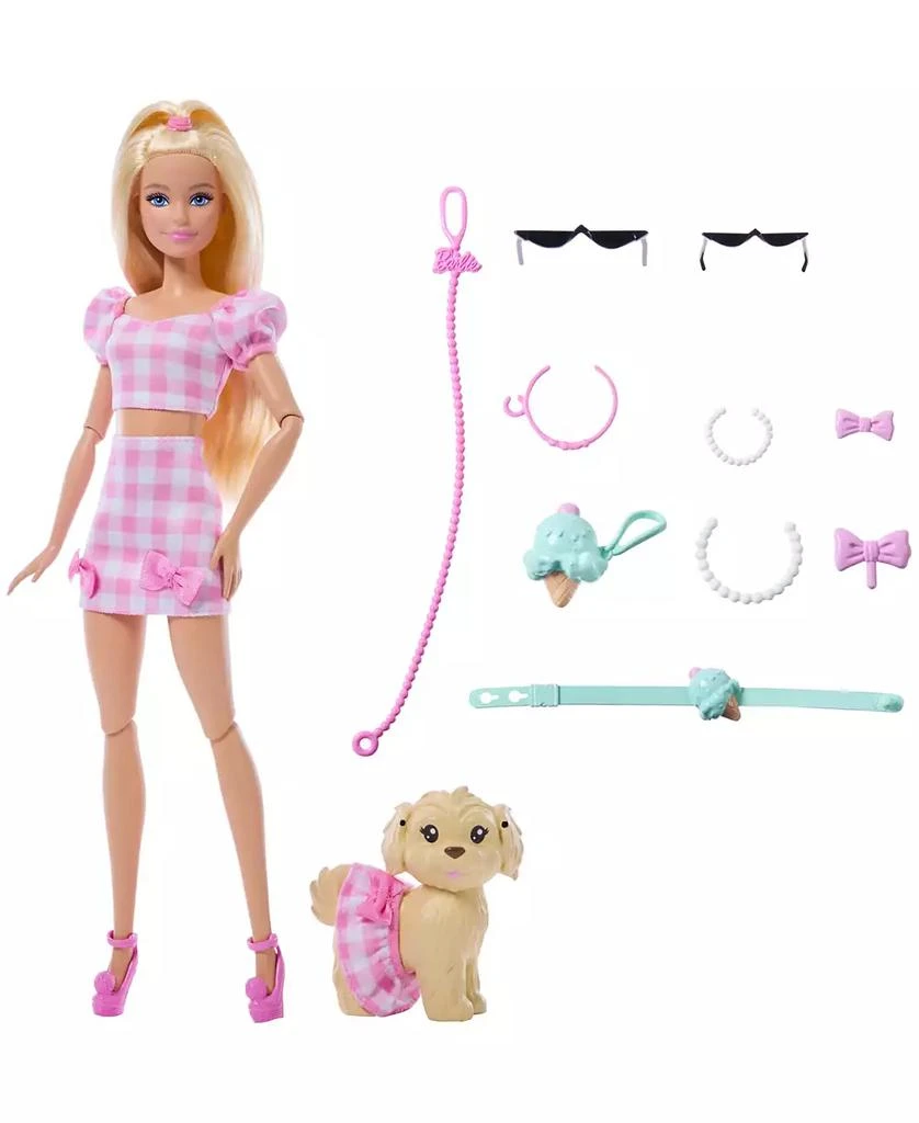 Barbie Twinning Looks Fashion Doll with Pet Dog Matching Clothes and Accessories 6