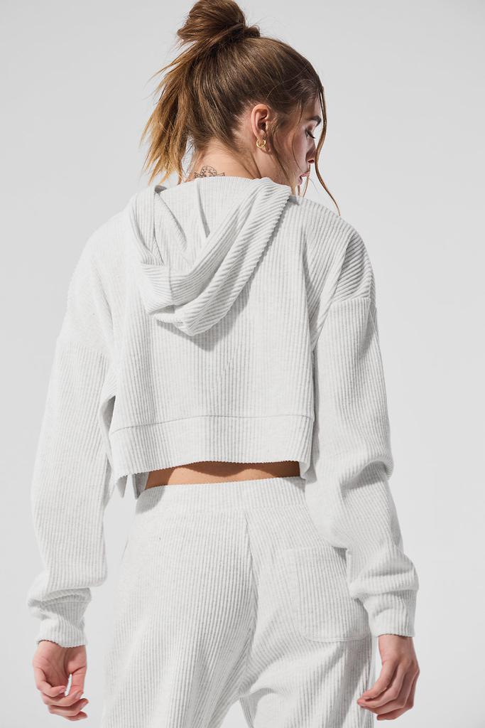 Alo Muse Hoodie - White Heather