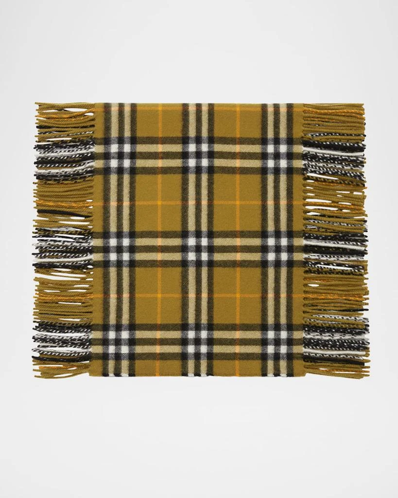 Burberry Check Happy Cashmere Scarf 1