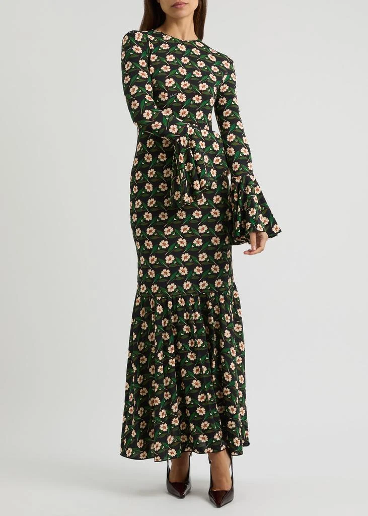 LA DOUBLE J Alba floral-print stretch-jersey maxi dress  4