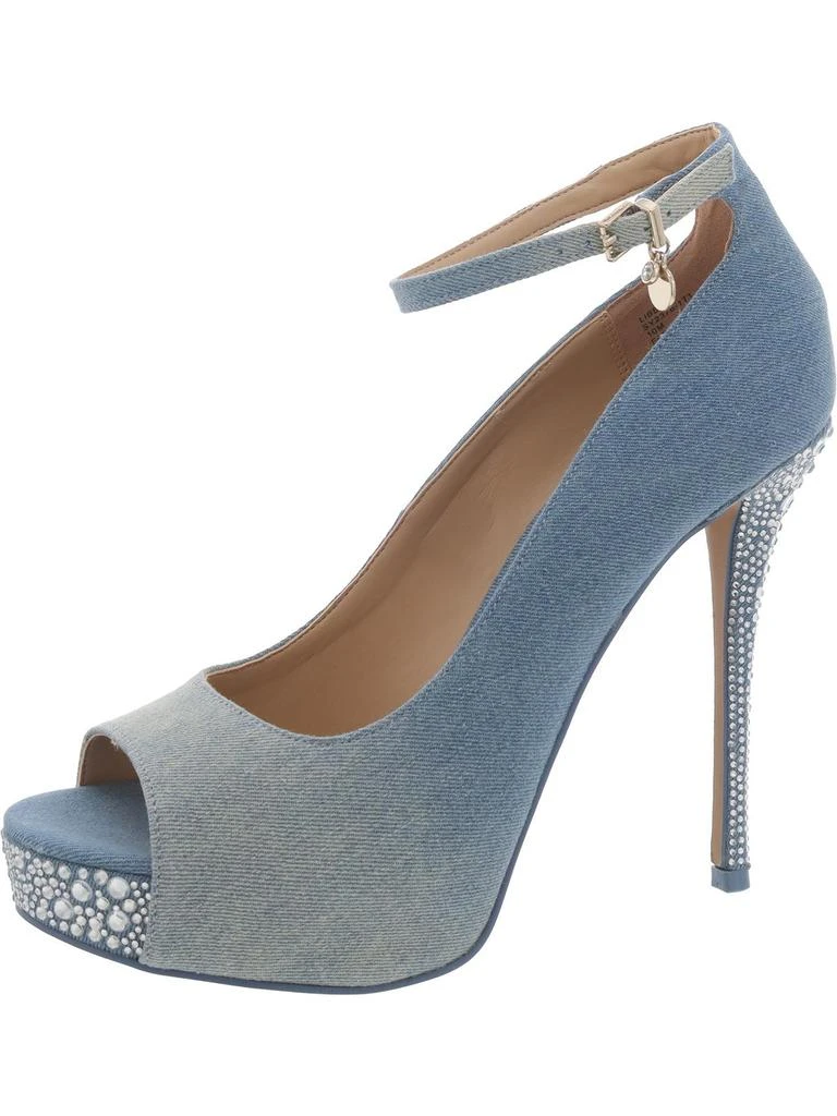 Thalia Sodi Libbie Womens Patent Rhinestone Pumps 4