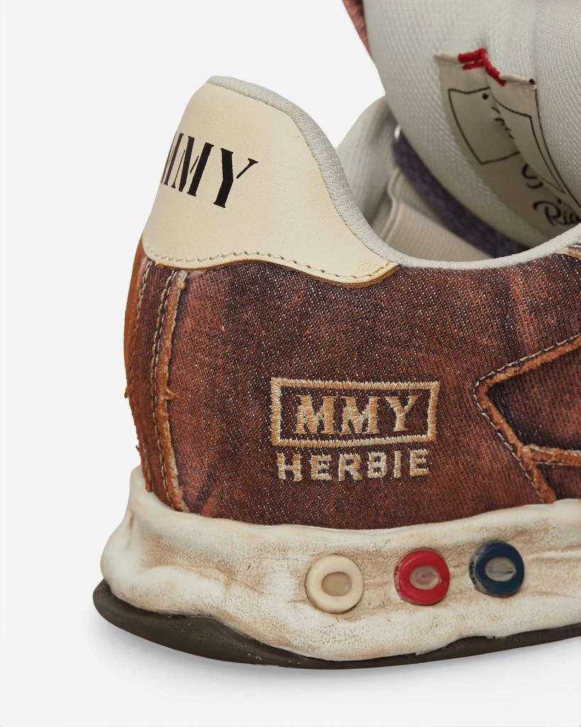 Maison MIHARA YASUHIRO Herbie OG Sole Puffer Canvas Low Sneakers Purple 6