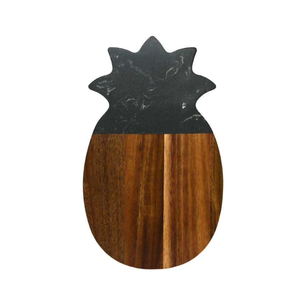 Creative Gifts International Creative Gifts International - Marble and Acacia Wood Pineapple Board