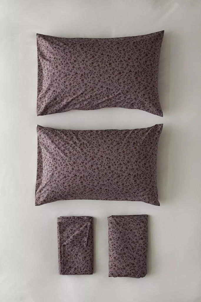 Urban Outfitters Clarissa Floral Vine Sheet Set 3