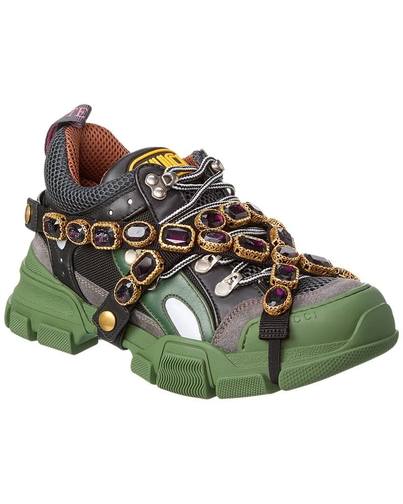 Gucci Flashtrek Leather & Mesh Sneaker 1