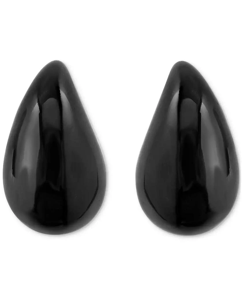 Effy EFFY® Onyx Fancy Shape Swoop Stud Earrings in 14k Gold 3