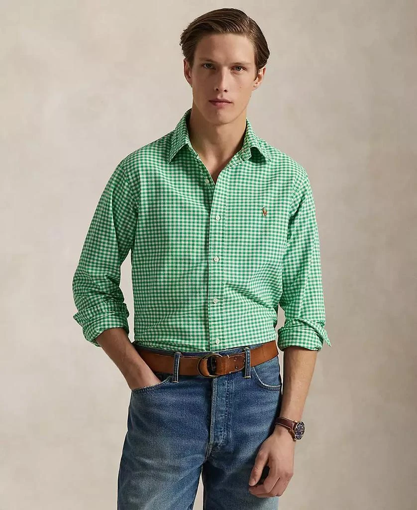 Ralph Lauren Men's Classic-Fit Gingham Oxford Shirt 1