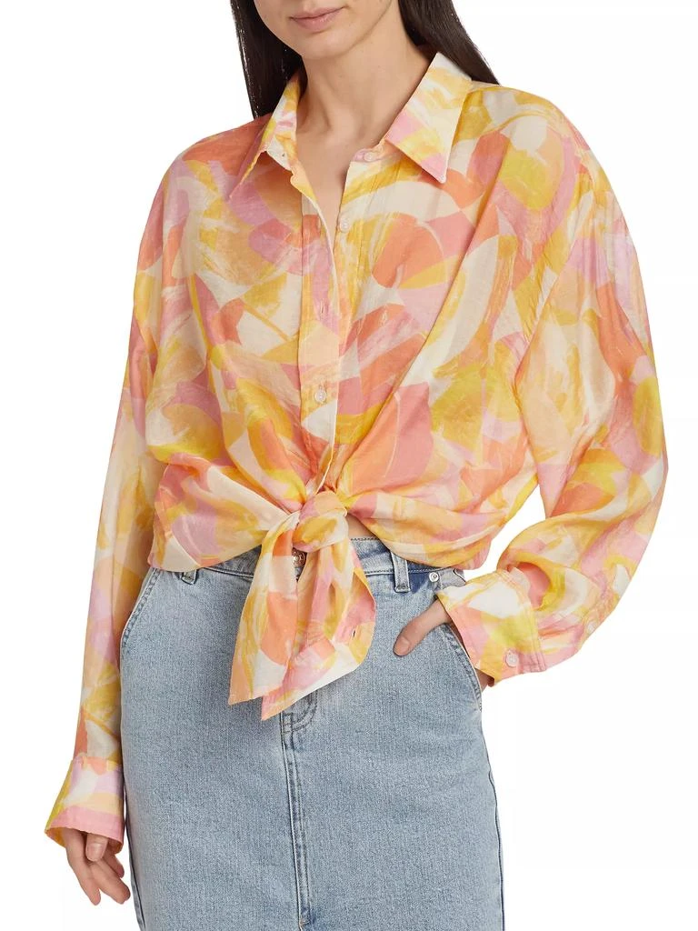 Generation Love Benson Abstract Button-Front Shirt 3