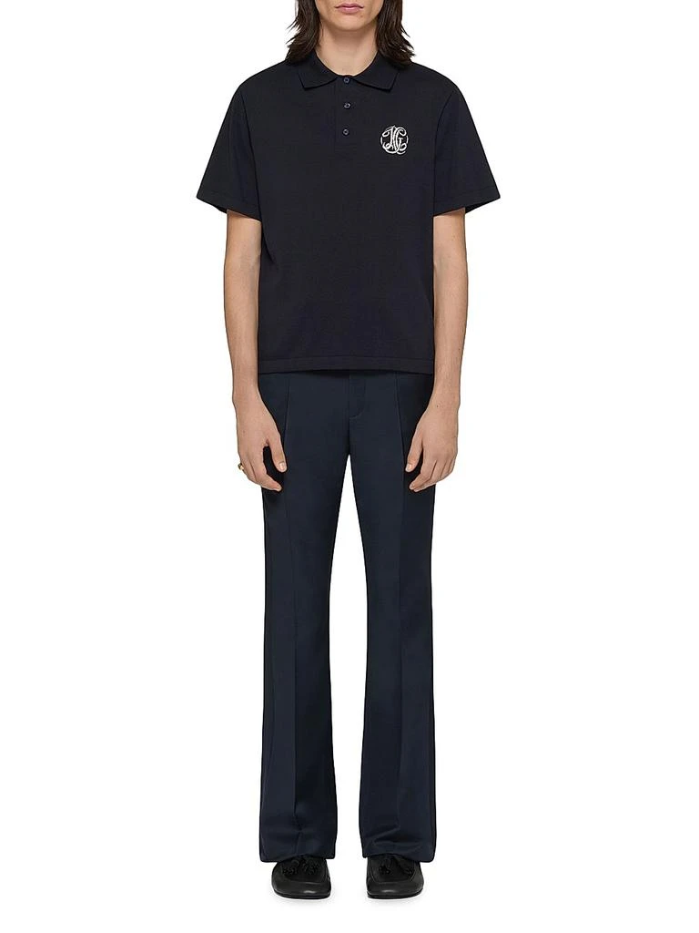 Givenchy Polo Shirt in Knit with HG Jacquard 2