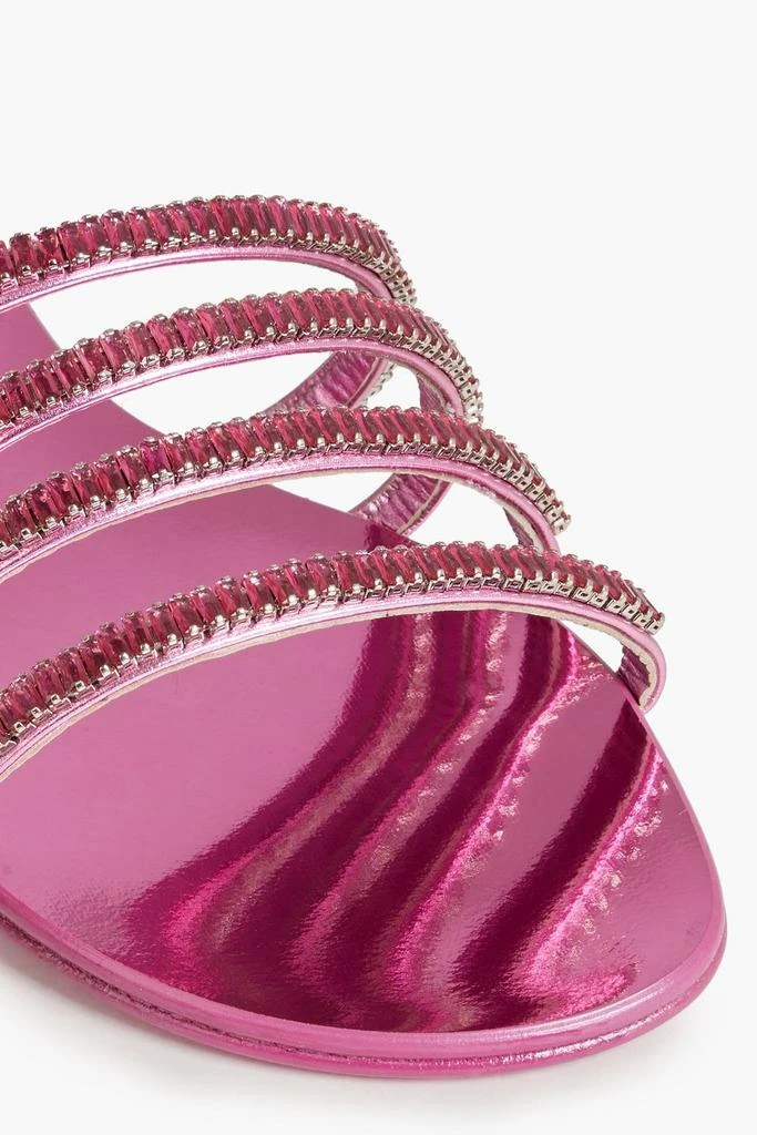 Giuseppe Zanotti Iride crystal-embellished patent-leather sandals 4
