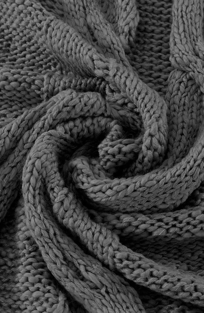 Modern Threads Cable Knit Throw Blanket 2