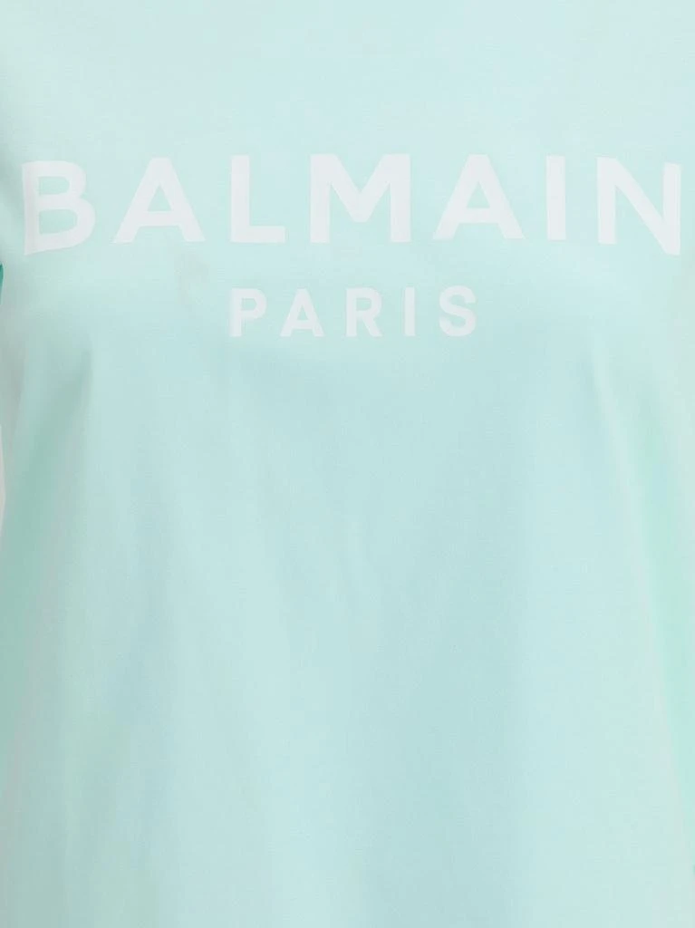 Balmain Balmain Logo Printed Crewneck T-Shirt 3