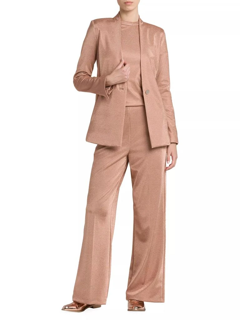 Giorgio Armani Metallic Bonded Jersey Blazer 2