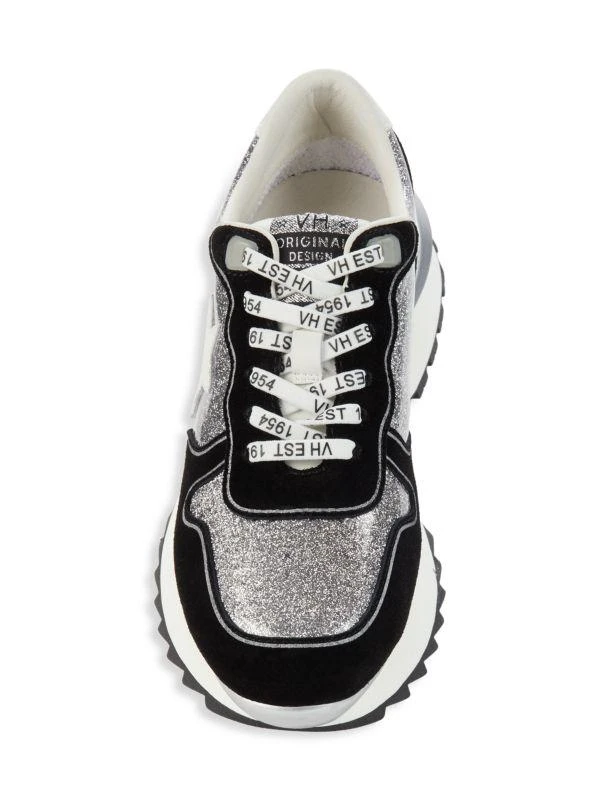 Vintage Havana Glitter Trim Star Sneakers 5