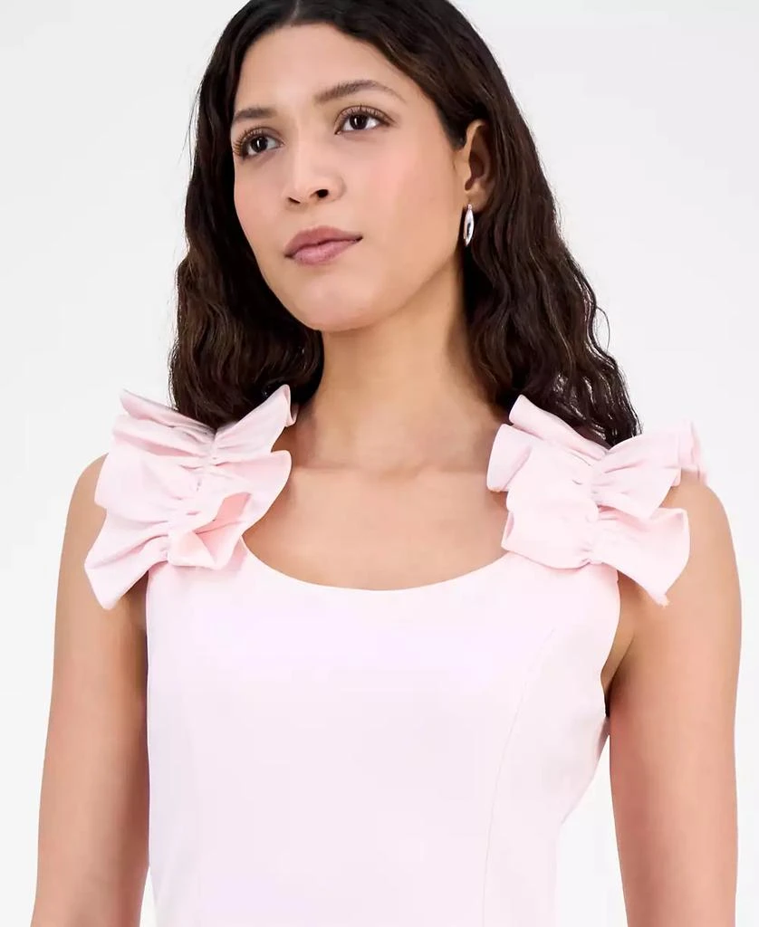 Donna Ricco Women's Ruffled-Strap Sheath Dress 3