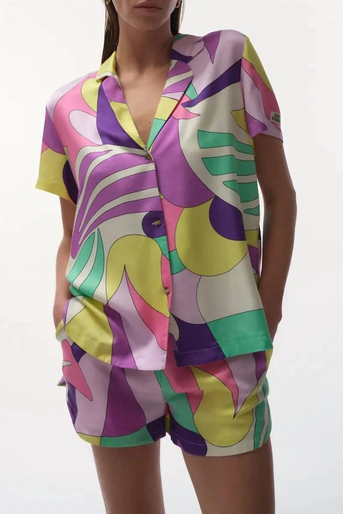 LOVE STORIES Love Stories - Bridget/brad Pucci Abstract Style Pj Short Set 1