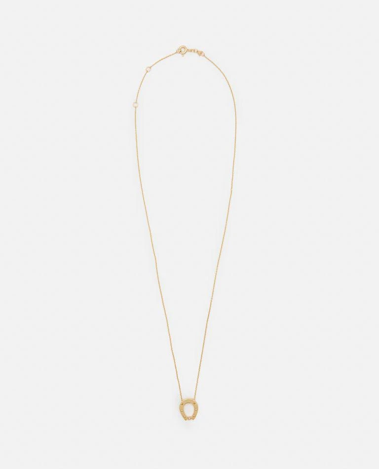 Aliita 9k Gold Horseshoe Brillante Necklace 1