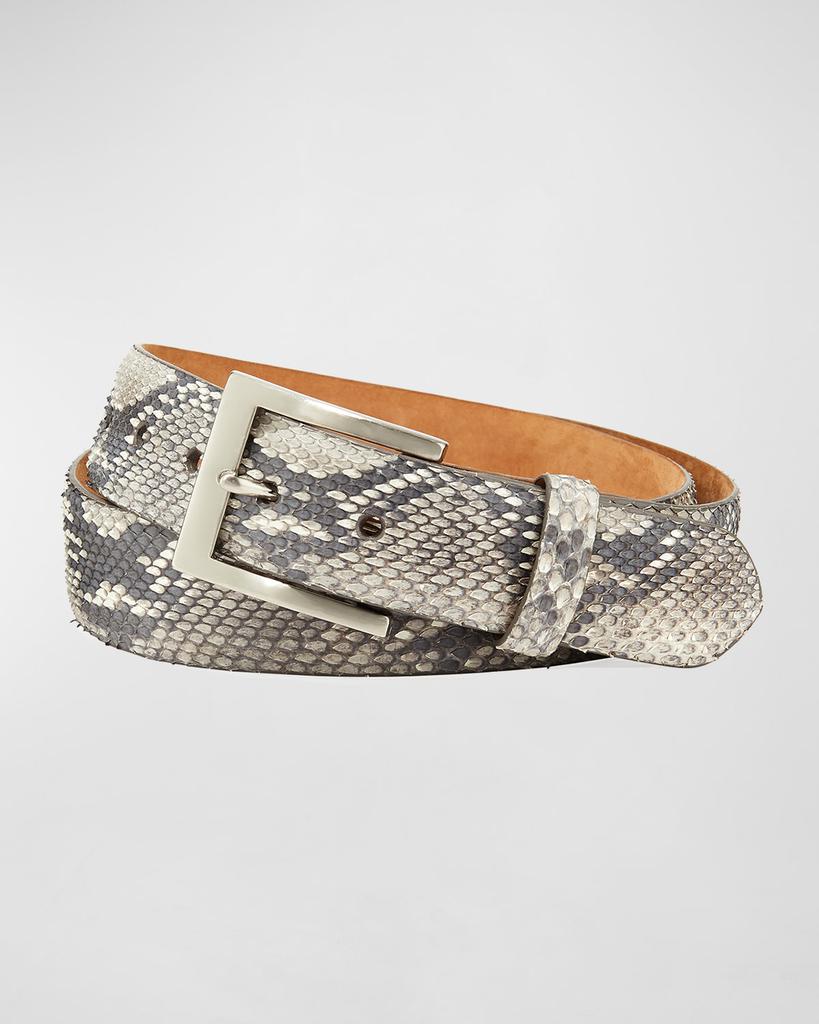 snakeskin belt mens