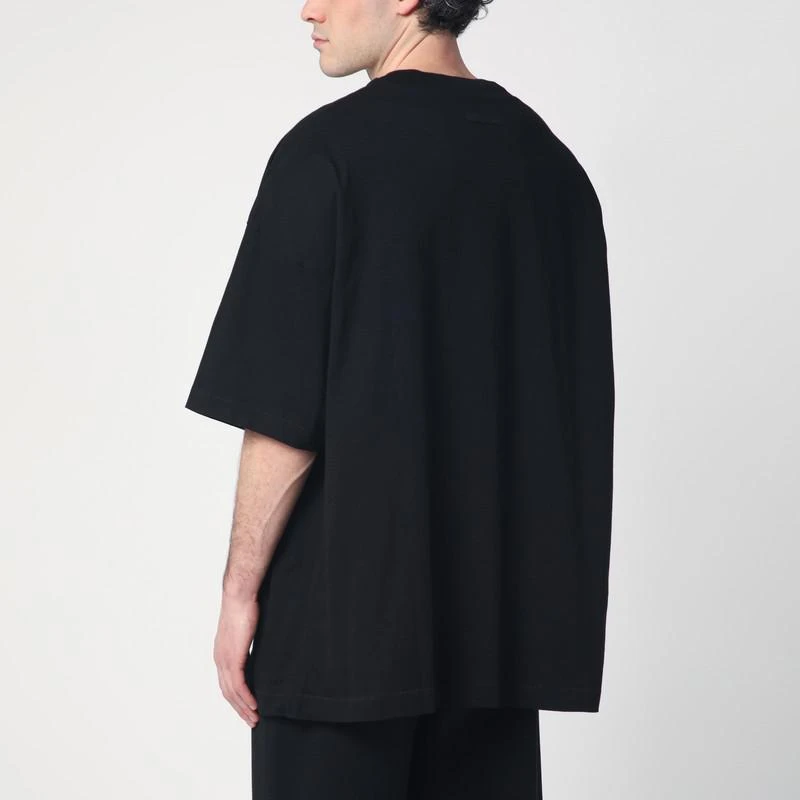 Essentials Black T-shirt with University logo on the chest 3