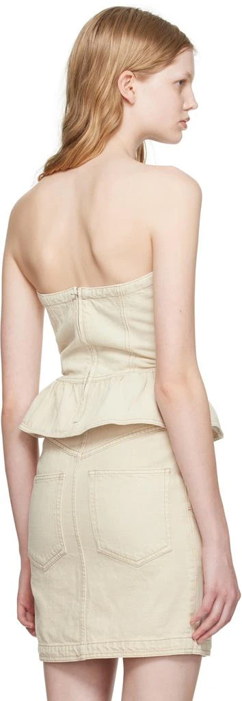 Isabel Marant Beige Solizinia Denim Camisole 3