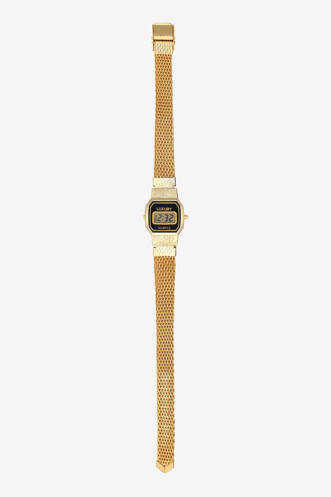 Los Angeles Apparel WCHRA55 - Tiny Metal Mesh Luxury Watch