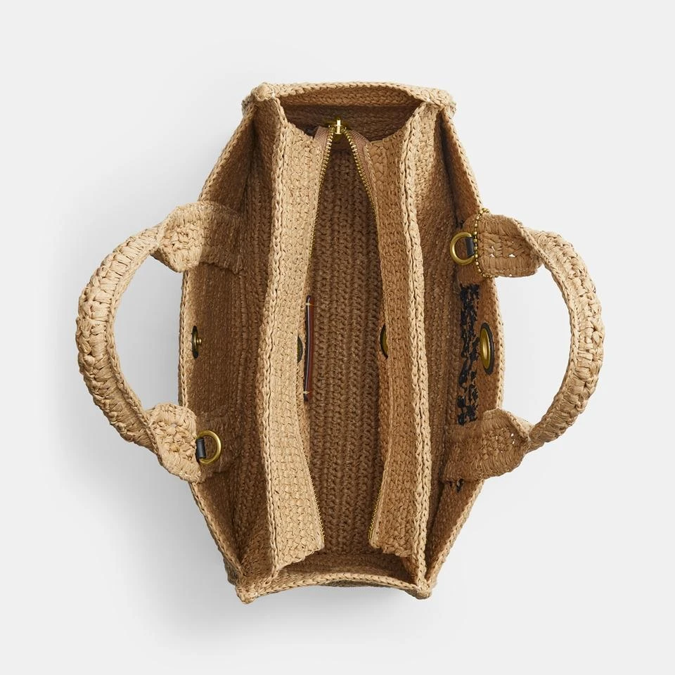 Coach Coach Straw Cargo Tote Bag 7