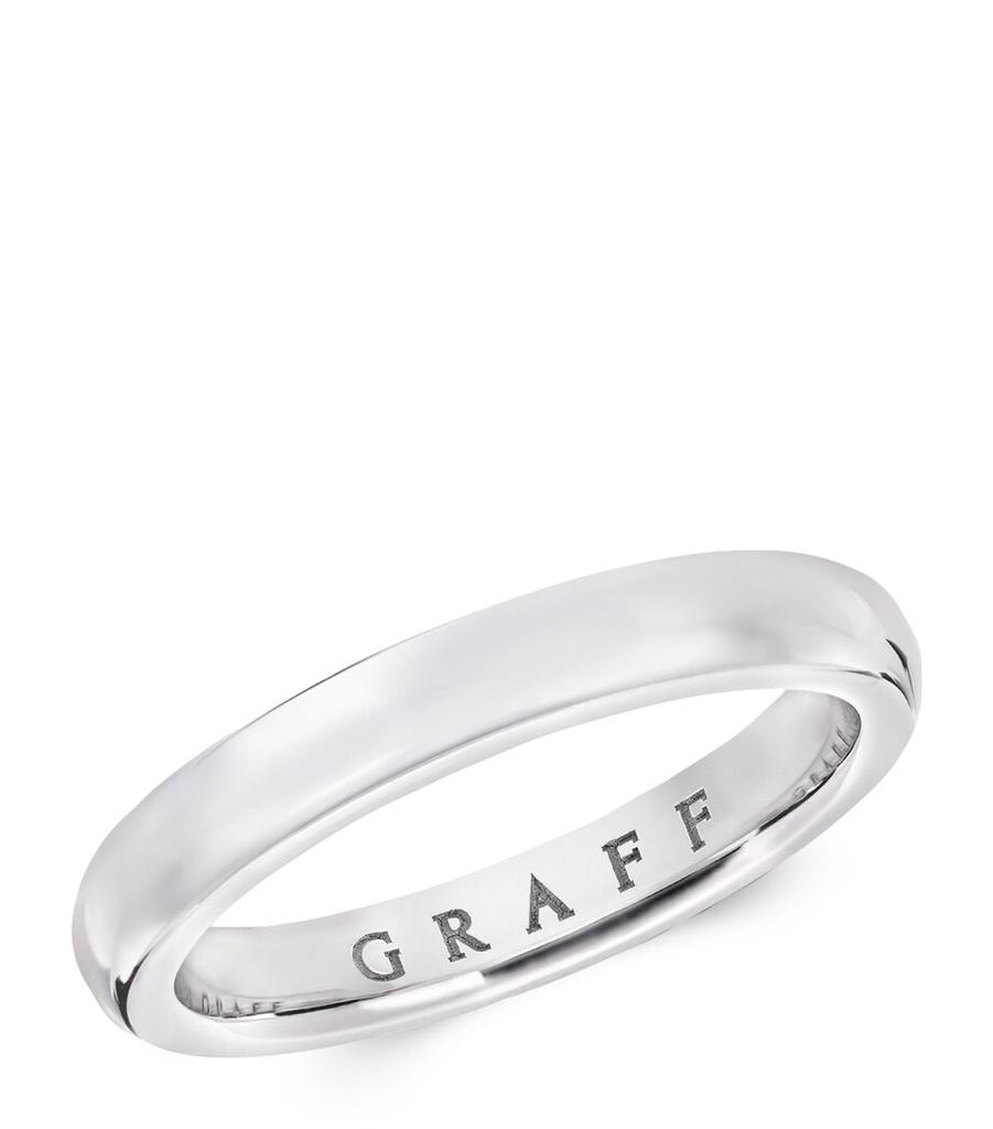 Graff Platinum D-Shape Ring