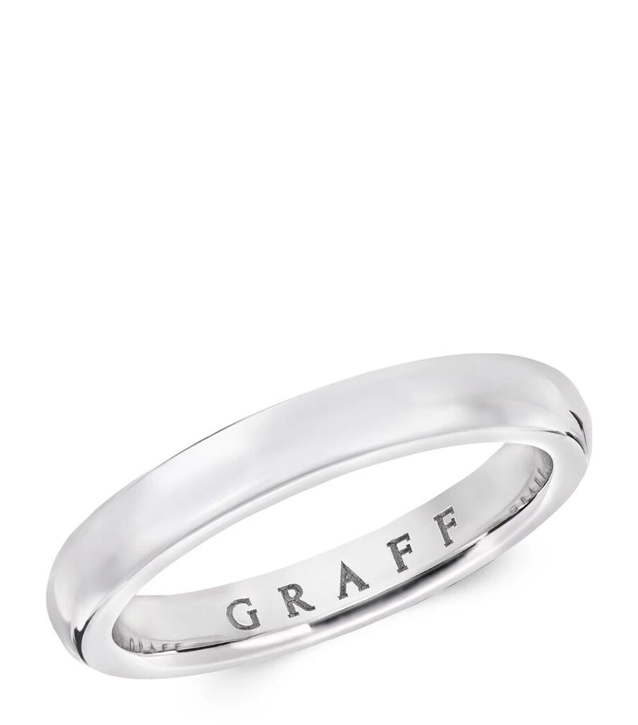 Graff Platinum D-Shape Ring 1