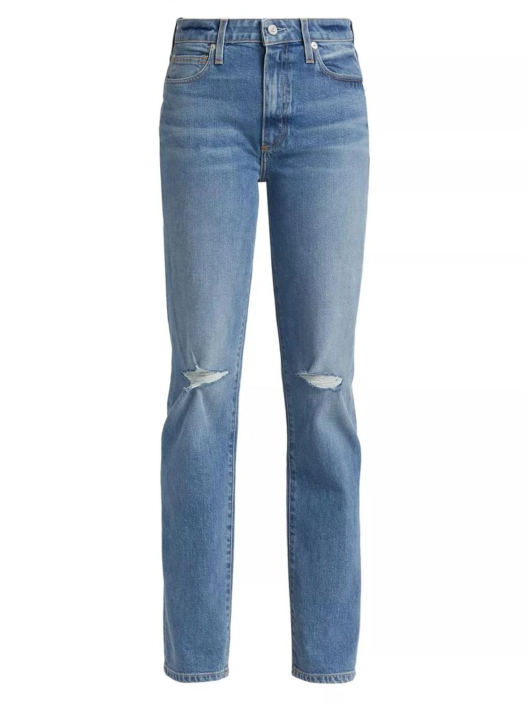 Le Jean Sabine Distressed Straight-Leg Jeans 1