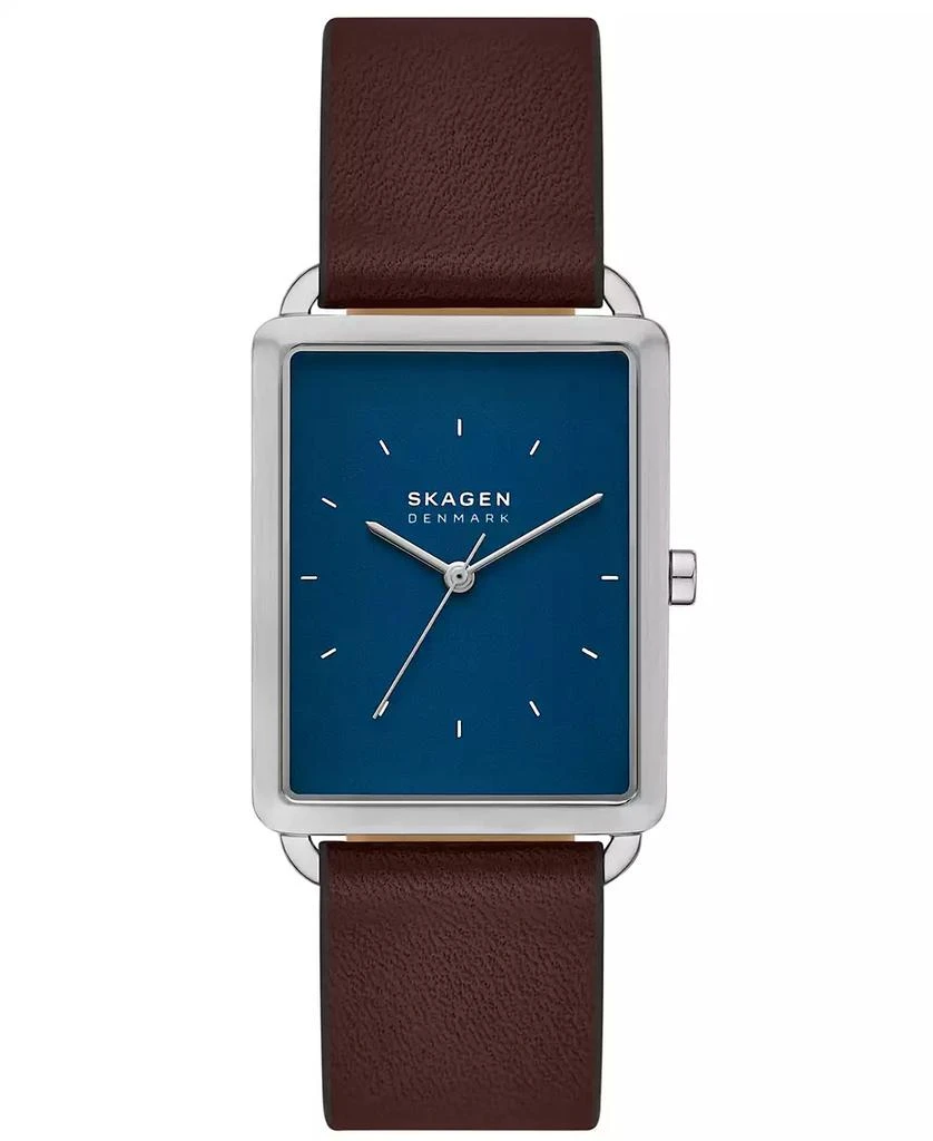 Skagen Men's Hagen Three Hand Brown Pro-Planet Leather 36mm 1