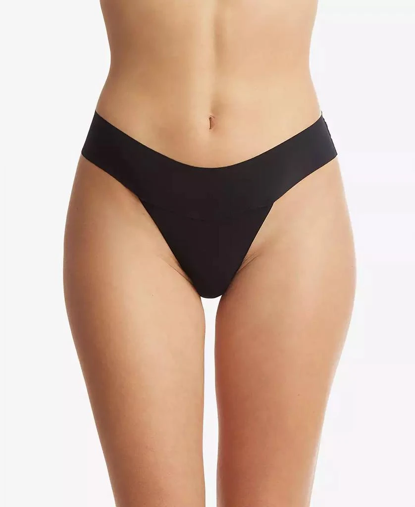Hanky Panky Women's Breathe Natural Thong 3 Pack Underwear, 6J1661B3PK 4