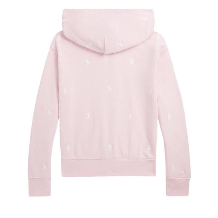 Ralph Lauren Girls Embroidered Pony Long Sleeve Hoodie