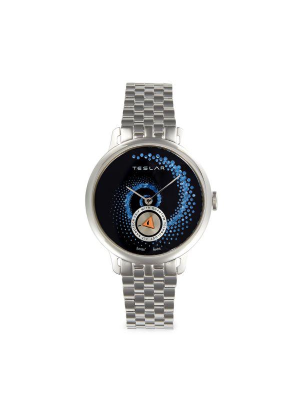 Teslar ​Re-Balance T-3 36MM Stainless Steel & 0.07 TCW Diamond Watch