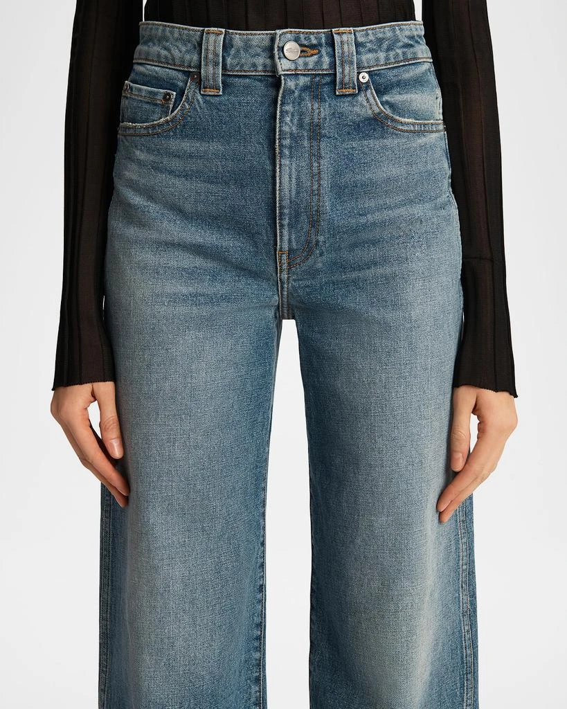 Khaite Dane High-Rise Flared Jeans 5
