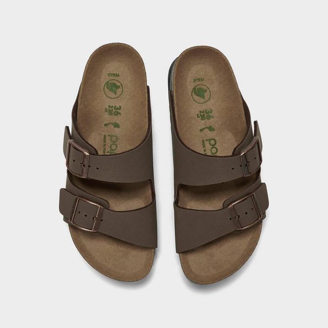 Birkenstock Arizona offers Birko-Flor Nubuck Mocha Sandals