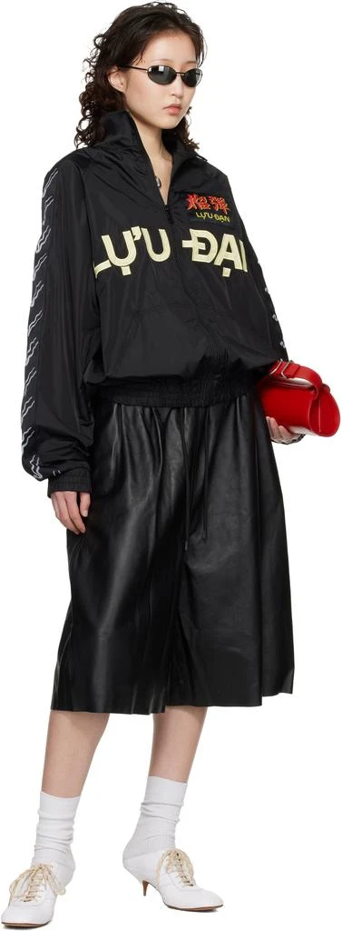 LU
U DAN Black Windbreaker L-D Jacket 5