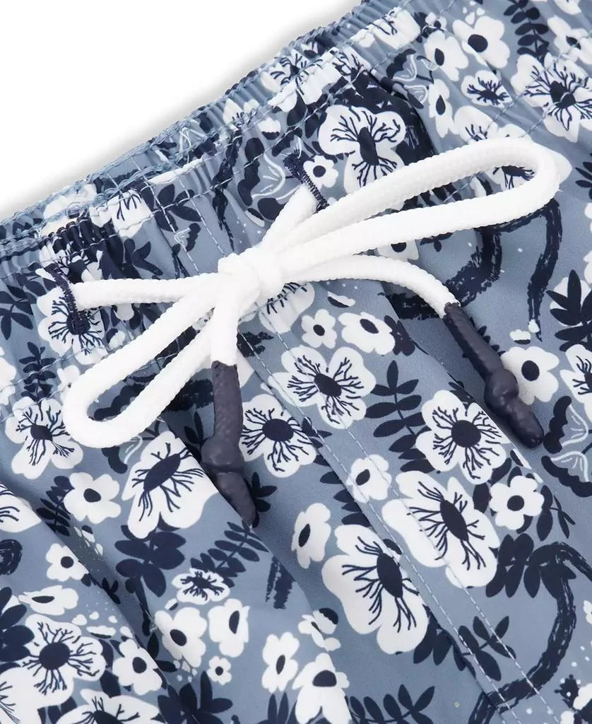 Sunset and Vines Men's Floral Woven Swim Trunks 3