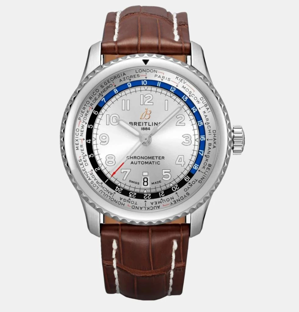 BREITLING Breitling Aviator 8 B35 Automatic Unitime 43 Stainless Steel Automatic Men's Watch AB3521U01G1P1 1