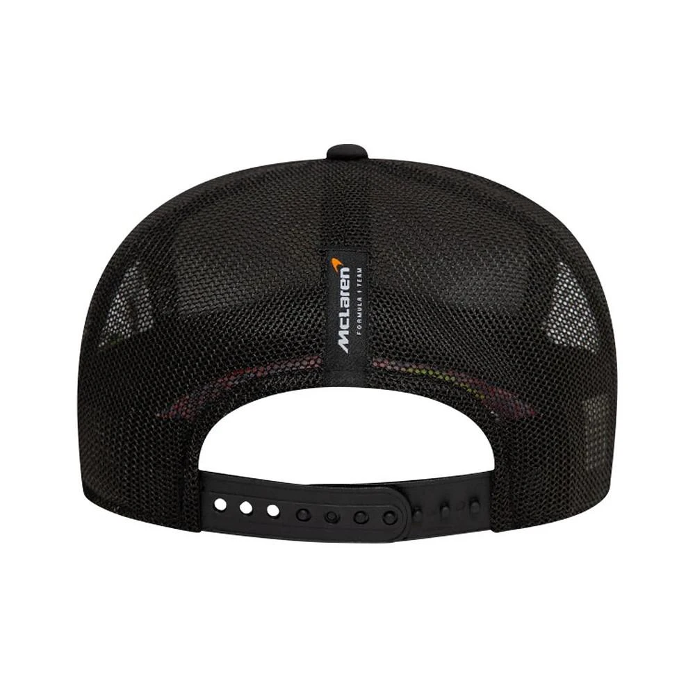 New Era Men's Lando Norris Black/Neon Green McLaren F1 Team 2024 British Grand Prix 9FIFTY Stretch-Snap Adjustable Hat 3