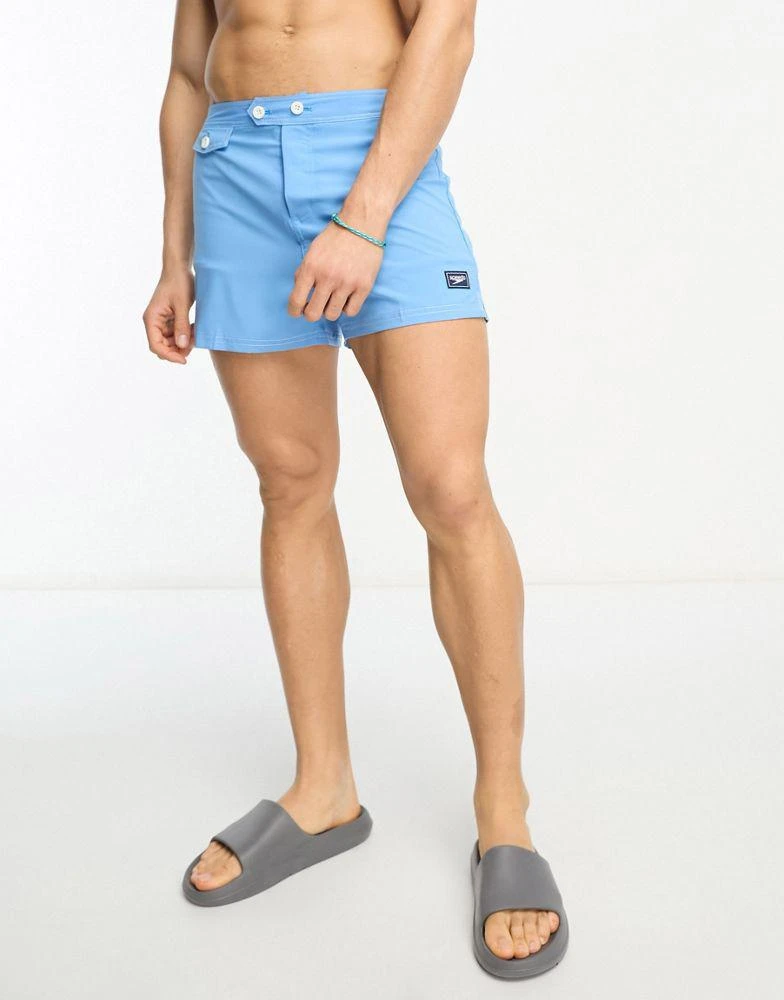 Speedo Speedo vintage volley 14"" watershorts in light blue 4