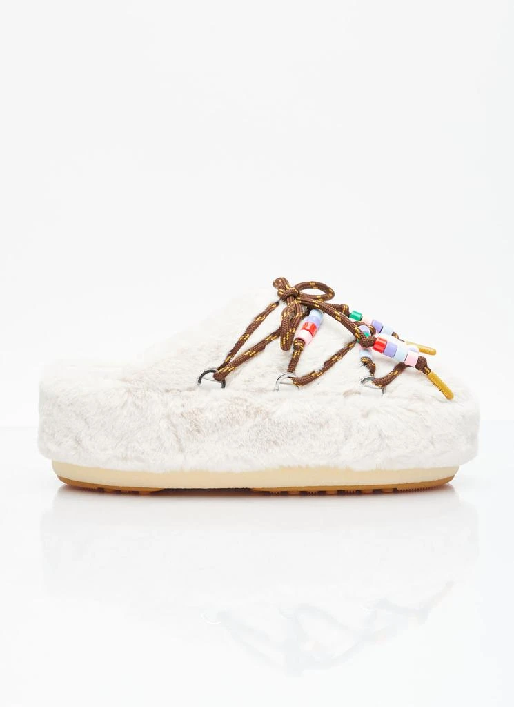 Moon Boot Faux-Fur Beads Mules 1