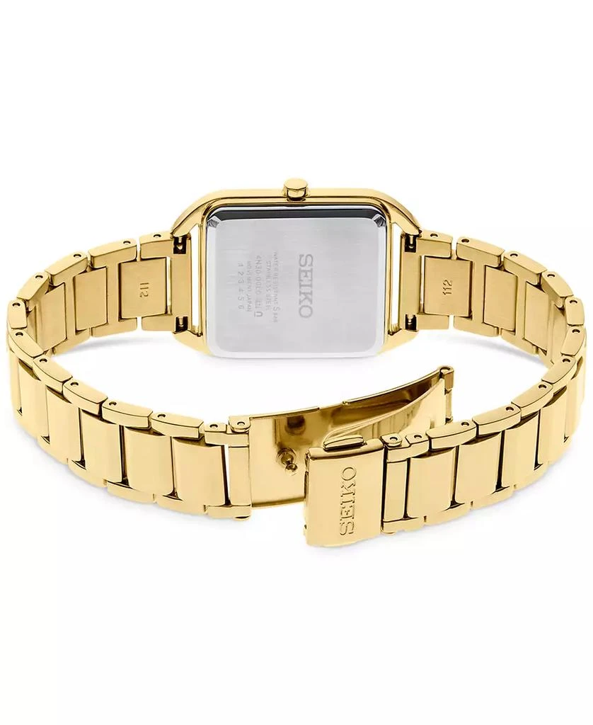 Seiko Women's Essentials Gold-Tone Stainless Steel Bracelet Watch 26mm 3