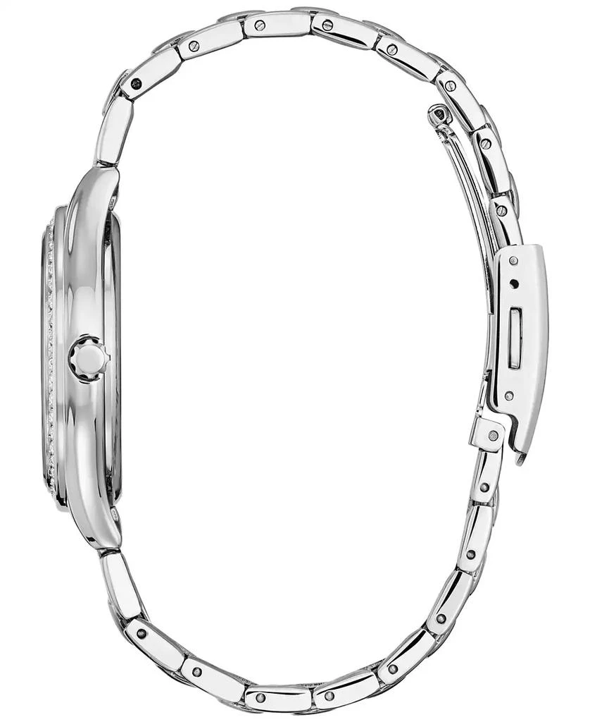 Citizen Eco-Drive Women's Crystal Stainless Steel Bracelet Watch  34mm 2